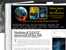 Tablet Screenshot of fallenangels-ckquarterman.com